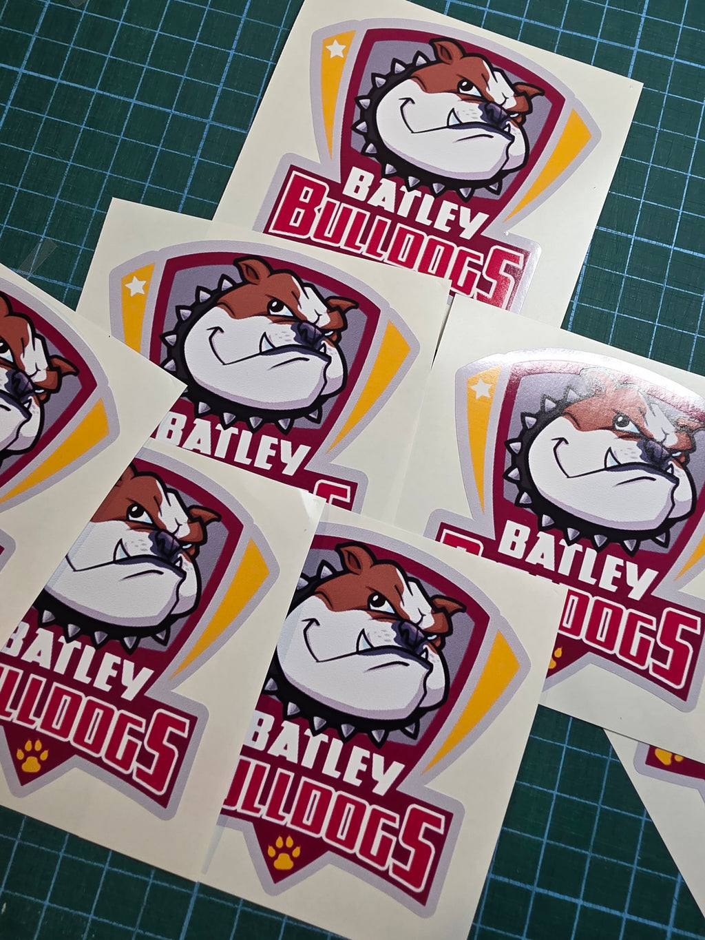 Custom White Gloss or Matte Stickers – Upload Your Design