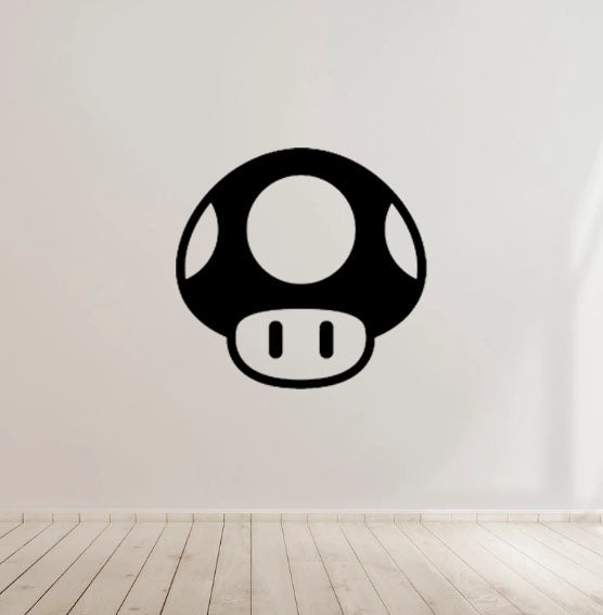 Super Mario Mushroom Nintendo - Vinyl Decal Sticker for Home, wall, bar, café