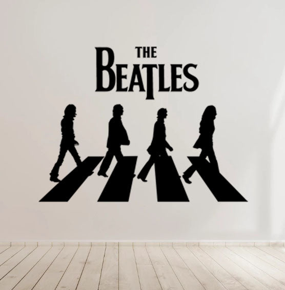 The Beatles Zebra Crossing Vinyl Decal Sticker for Home, wall, décor, bar, laptop