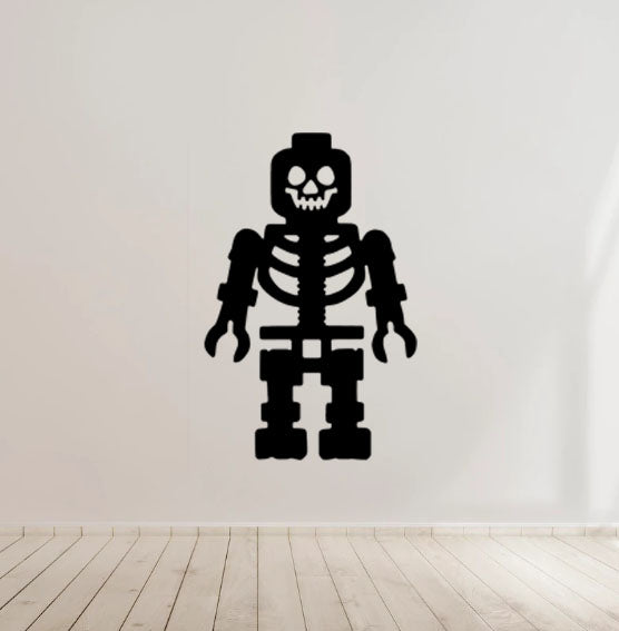 Lego Skeleton - Vinyl Decal Sticker for Home, wall, décor, bar, café, halloween