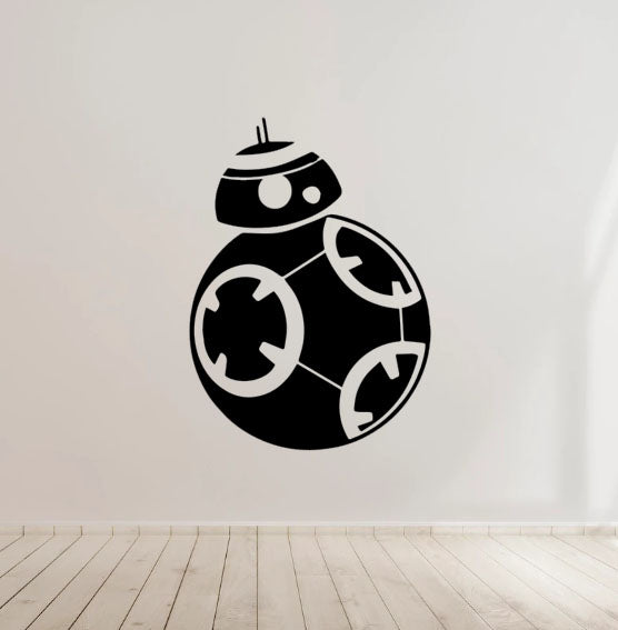 BB8 star wars Stickers Deca Robot Window Car Room Kids Waterproof UK