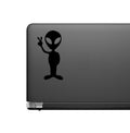 Alien Peace Space Decal - Car Body Window Bumper Vinyl Decal Sticker