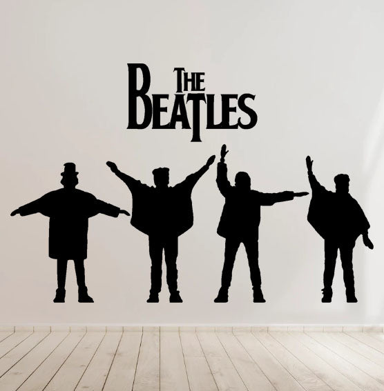 The Beatles - Vinyl Decal Sticker for Home, wall, décor, bar, laptop, Mac Air