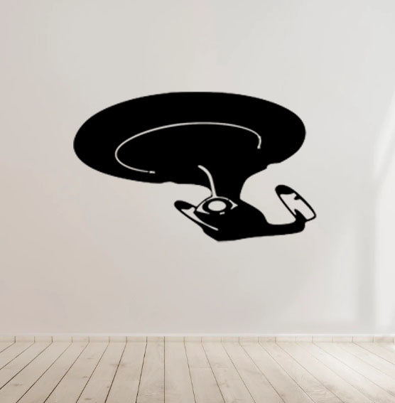 Enterprise Star Trek - Vinyl Decal Sticker for Home, wall, décor, bar, room