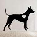 Thai Ridgeback with heart Vinyl Decal for Car laptop Window Bumper Wall Truck