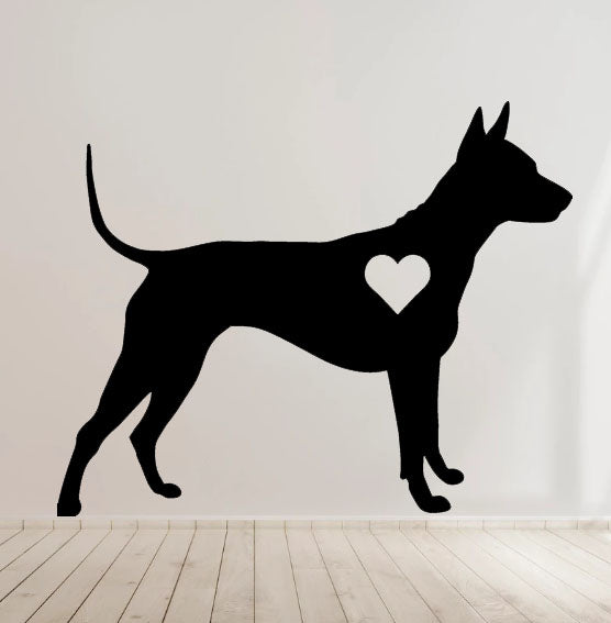 Thai Ridgeback with heart Vinyl Decal for Car laptop Window Bumper Wall Truck