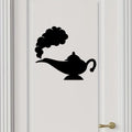 Genie Lamp Aladdin Vinyl Decal Sticker for Home, wall, décor, bar, Car, bedroom