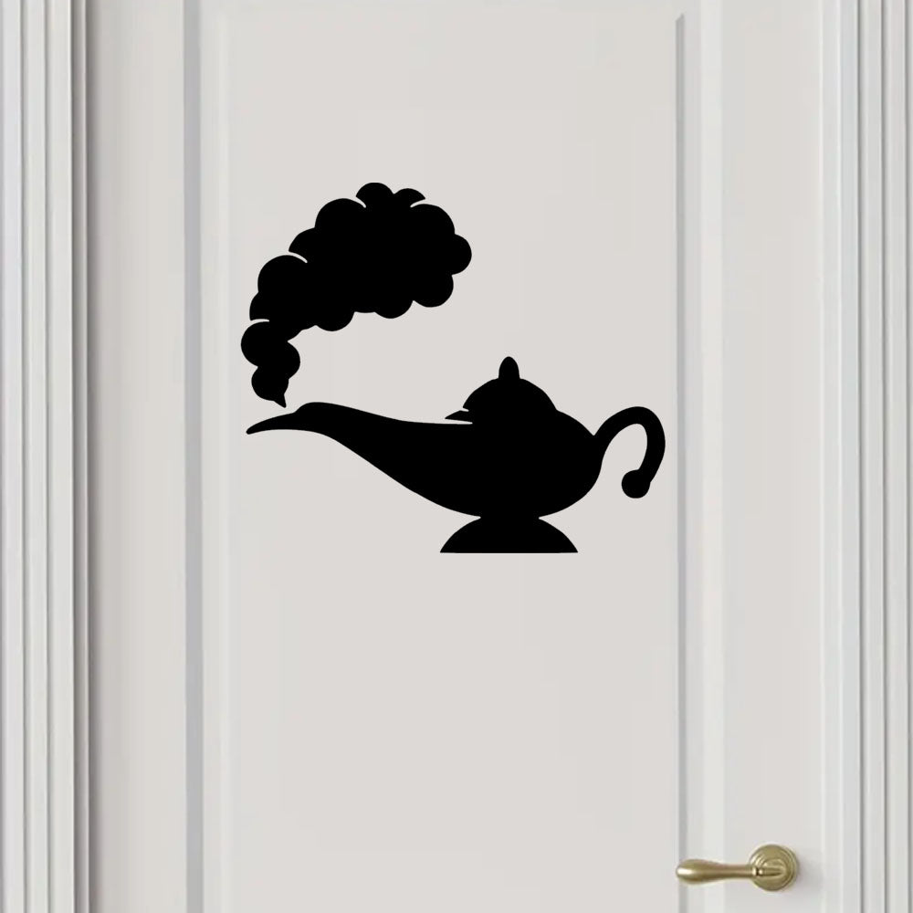 Genie Lamp Aladdin Vinyl Decal Sticker for Home, wall, décor, bar, Car, bedroom