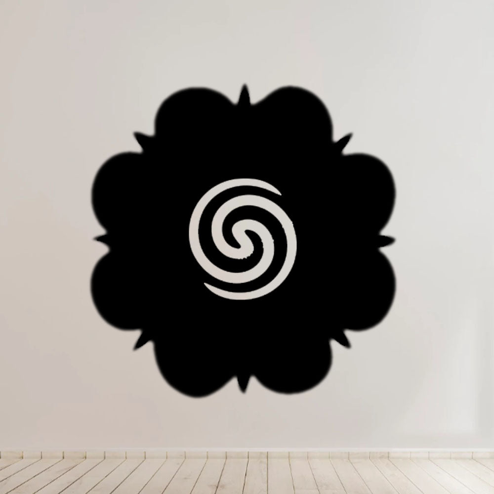 Borneo Rose Flower Tribal Vinyl Decal for Car laptop Window Bumper Wall Truck