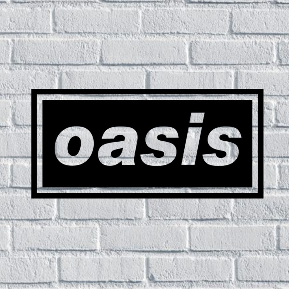 Oasis Logo Band Vinyl Decal for Car Window Bumper Waterproof Stickers