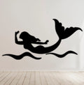Mermaid bath room Decal - Kids Room Laptop Car Window Mirror Vinyl Sticker