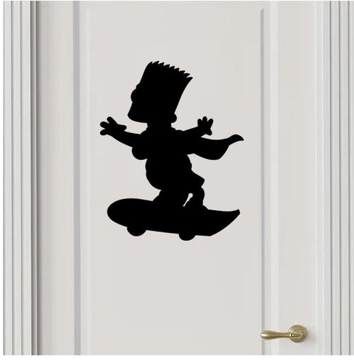 Bart Skate board Vinyl Decal Sticker for Home, wall, décor, bar, Car, bedroom