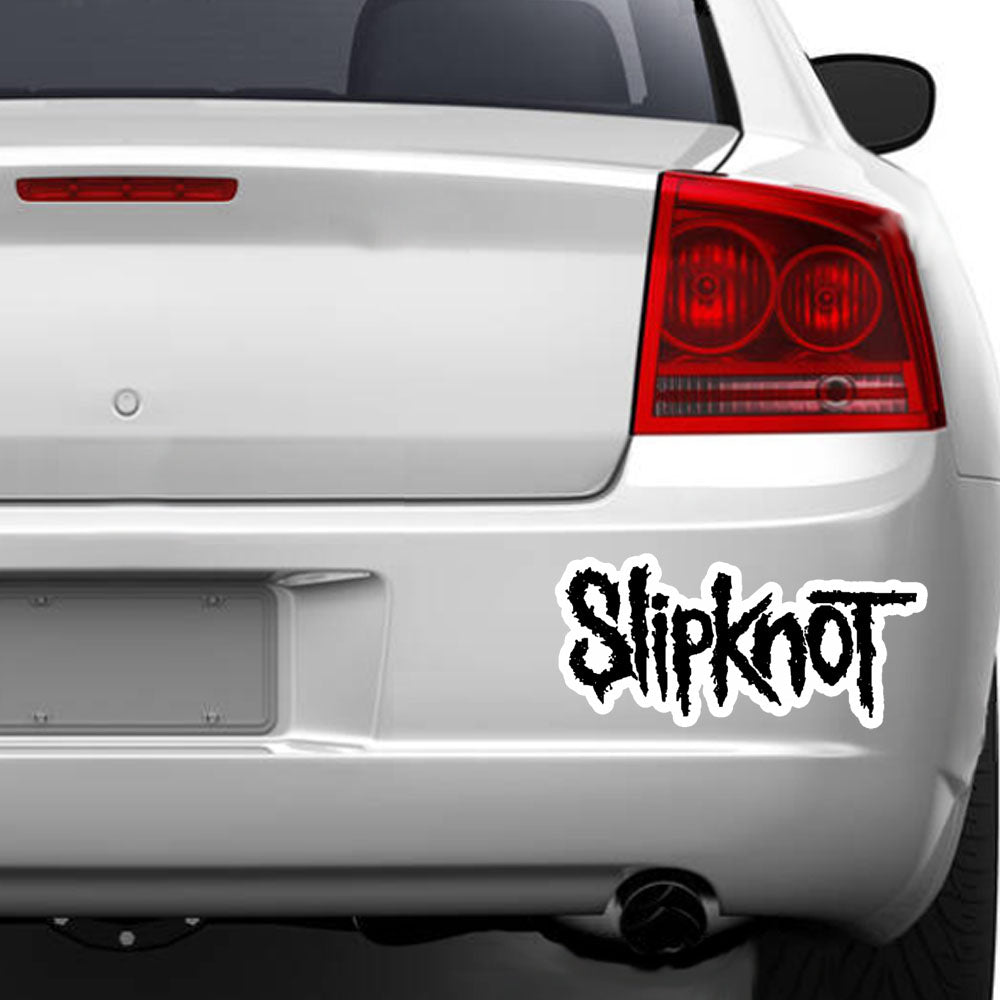 Slipknot Logo Band Sticker Vinyl Car Decals Window Bumper Waterproof Stickers