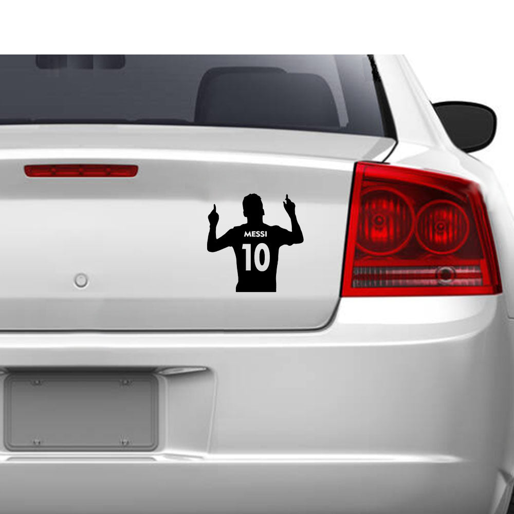Messi Football Soccer Vinyl Decal Sticker for Home, wall, décor, bar, café, Car