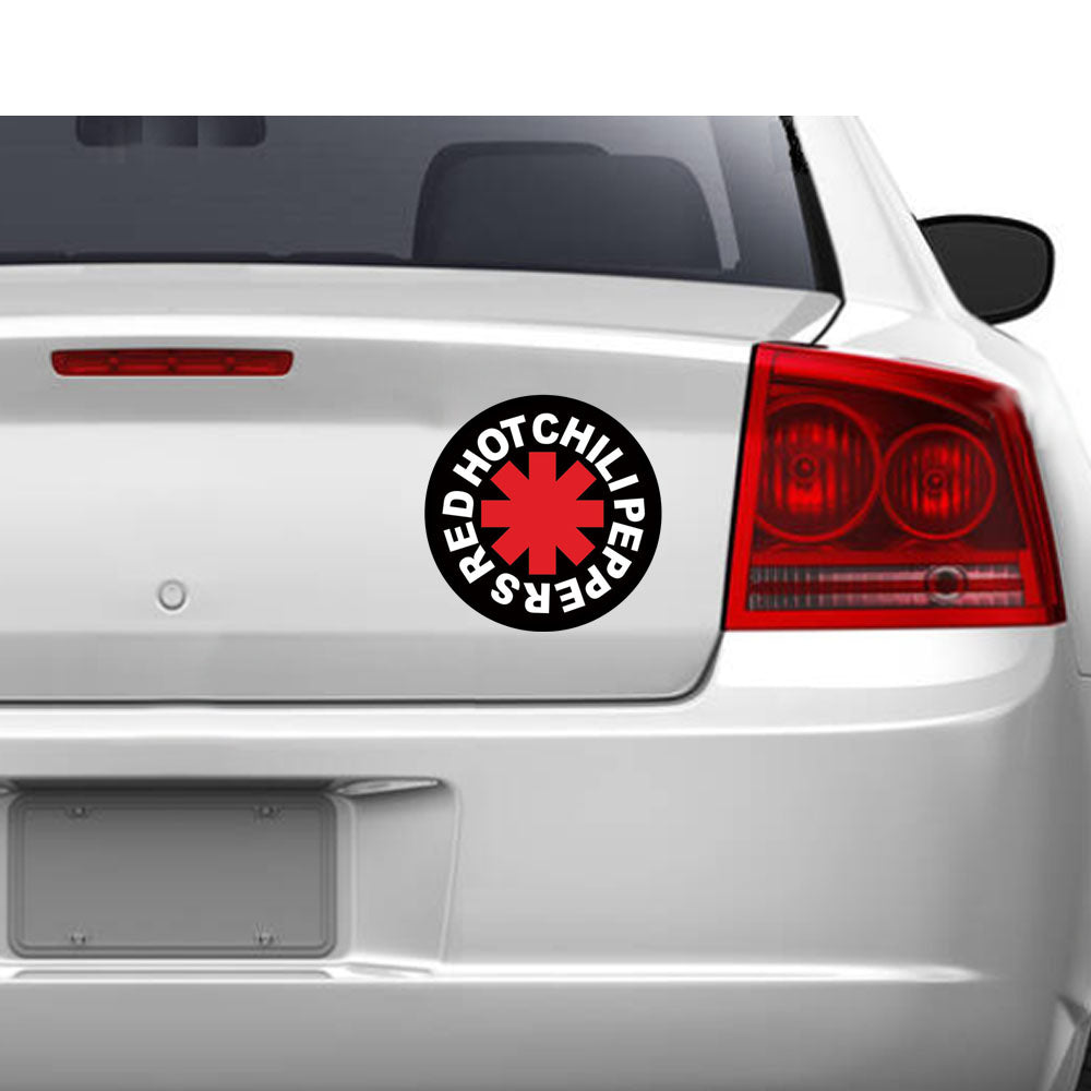 Red Hot Chill Peppers Band Logo Wall art Sticker Decal for Car laptop