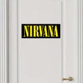 Nirvana Logo Band Vinyl Sticker Decal for Car Window Bumper Waterproof Stickers