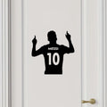 Messi Football Soccer Vinyl Decal Sticker for Home, wall, décor, bar, café, Car