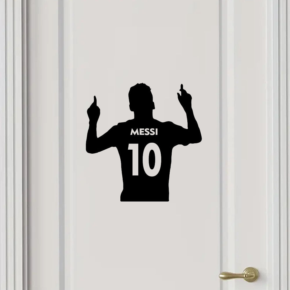 Messi Football Soccer Vinyl Decal Sticker for Home, wall, décor, bar, café, Car