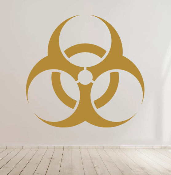 Bio Hazard - Vinyl Decal Sticker for Home, wall, décor, bar, café