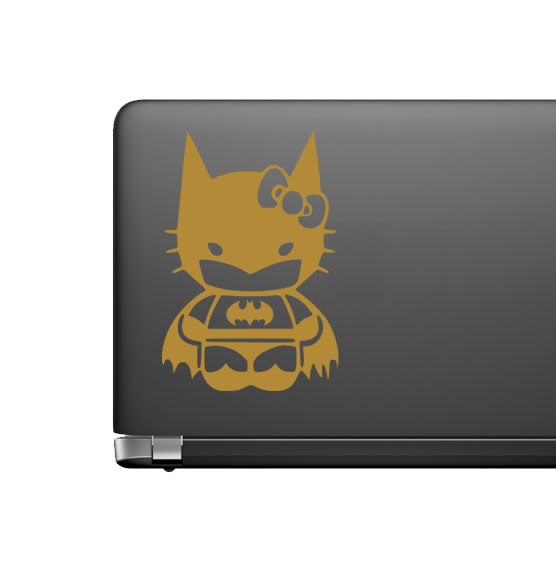 Batman Hello Kitty Vinyl Decal for Car laptop Window Bumper Wall Truck
