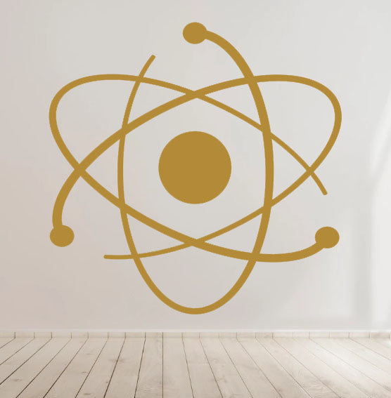 Atom Science Space Vinyl Decal Wall Car Laptop Truck Bumper Window Decor