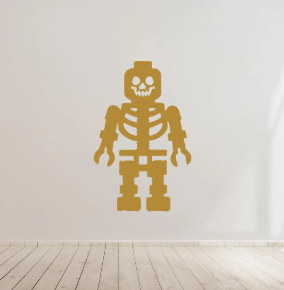Lego Skeleton - Vinyl Decal Sticker for Home, wall, décor, bar, café, halloween
