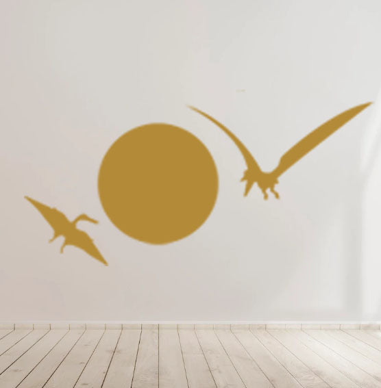 Dinosaur Monster Cave man Vinyl Decal Sticker for Home, wall, Kids room