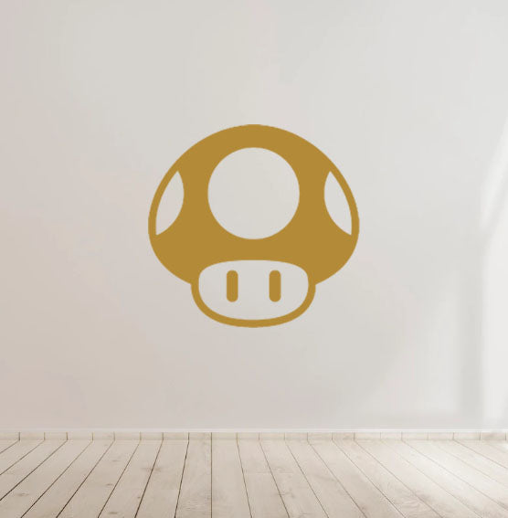 Super Mario Mushroom Nintendo - Vinyl Decal Sticker for Home, wall, bar, café