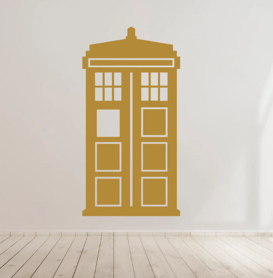 Tardis Dr Who Vinyl Decal Sticker for Home, wall, décor, bar, café, Car