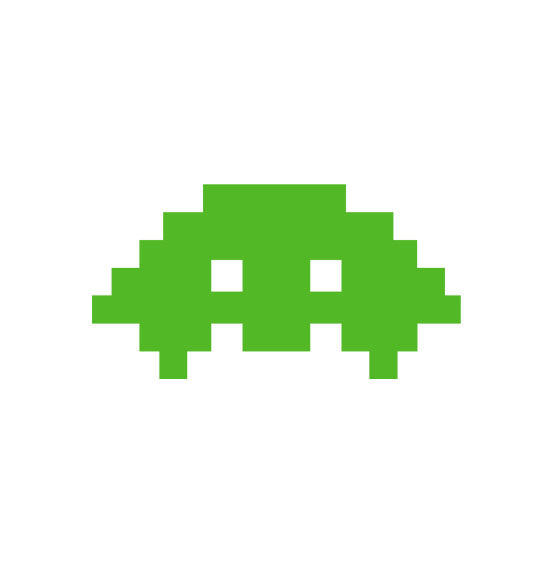 Space invaders gaming Retro Vinyl Decal Sticker Car laptop Window Wall Kids room
