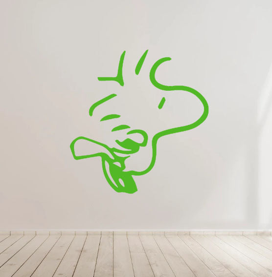 Woodstock Snoopy Cartoon Vinyl Decal Sticker for Home, wall, décor, bar, bedroom