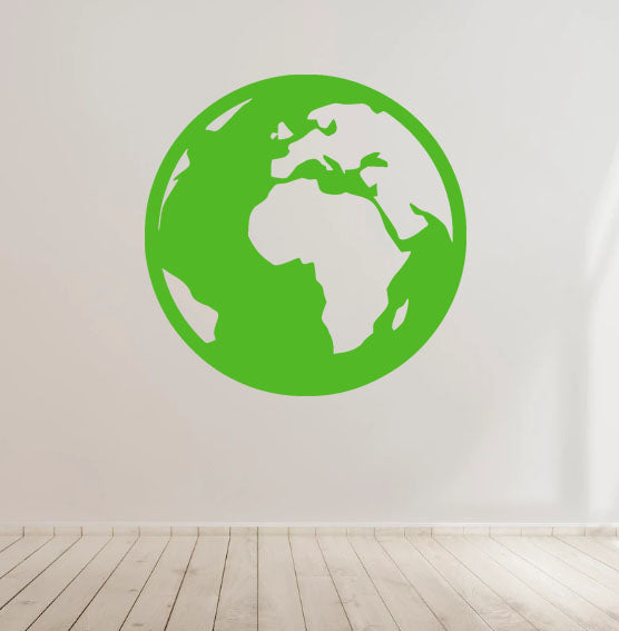 Earth Planet World Decal Sticker for Car laptop Window Bumper Wall Truck
