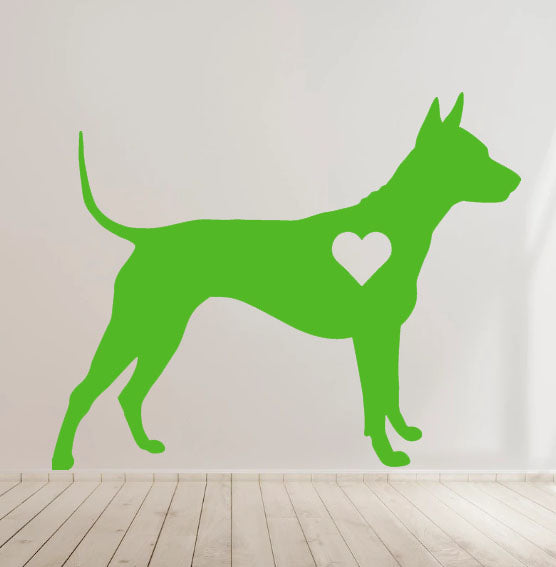 Thai Ridgeback with heart Vinyl Decal for Car laptop Window Bumper Wall Truck