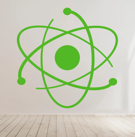 Atom Science Space Vinyl Decal Wall Car Laptop Truck Bumper Window Decor