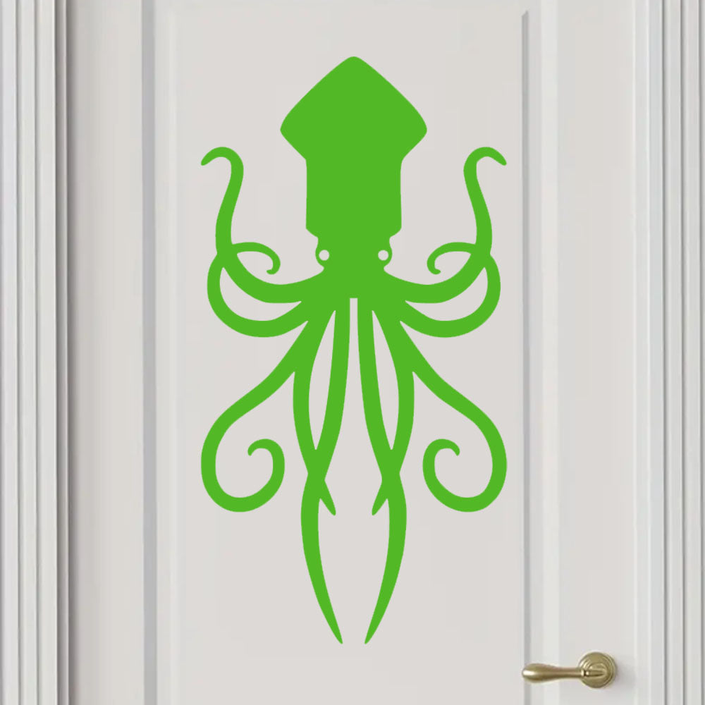 Squid Vinyl Decal Sticker for Home, wall, décor, bar, café