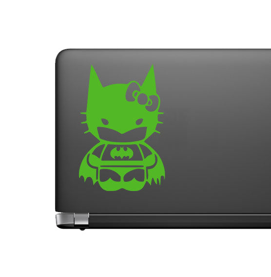 Batman Hello Kitty Vinyl Decal for Car laptop Window Bumper Wall Truck