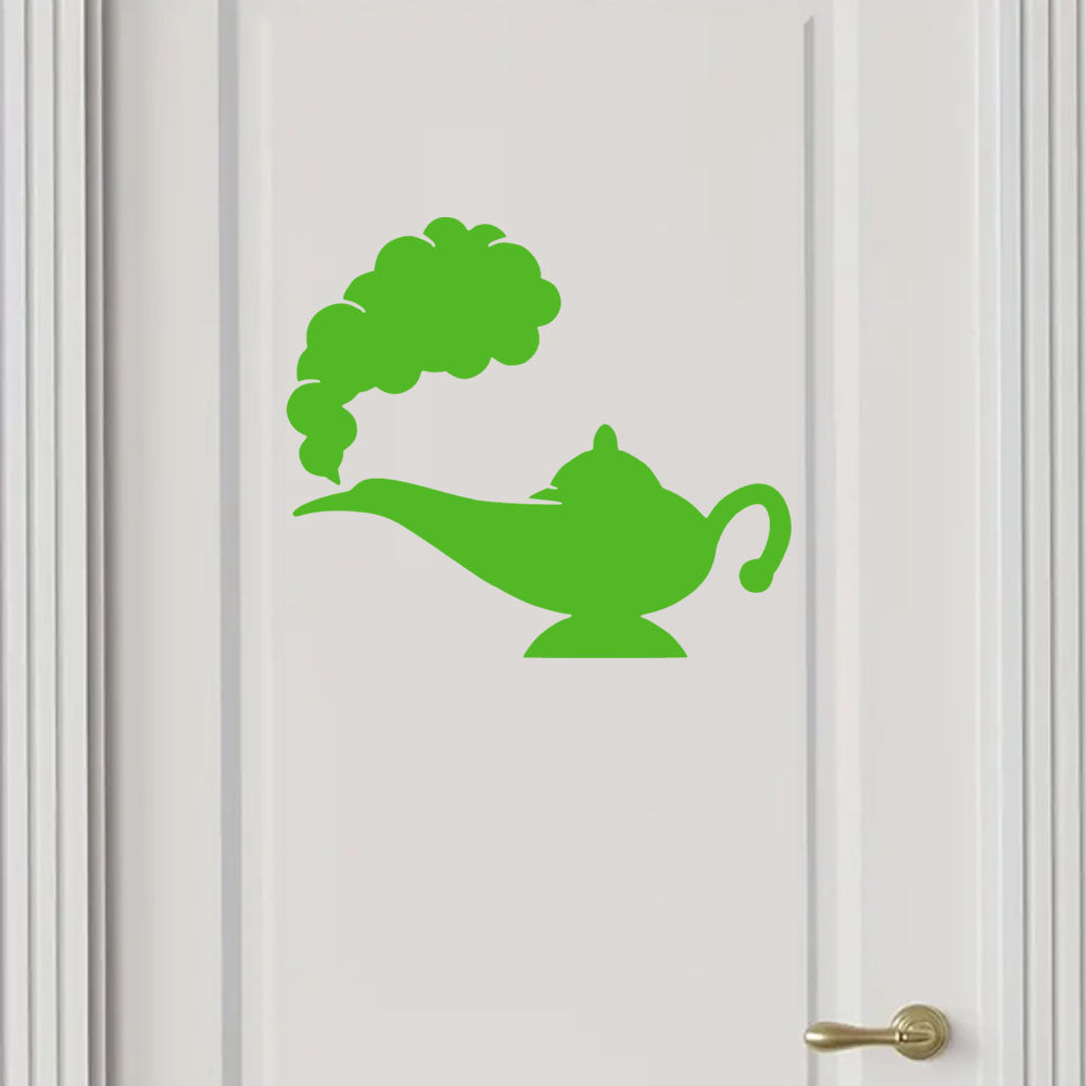 Genie Lamp Aladdin Vinyl Decal Sticker for Home, wall, décor, bar, Car, bedroom