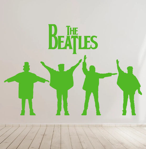 The Beatles - Vinyl Decal Sticker for Home, wall, décor, bar, laptop, Mac Air