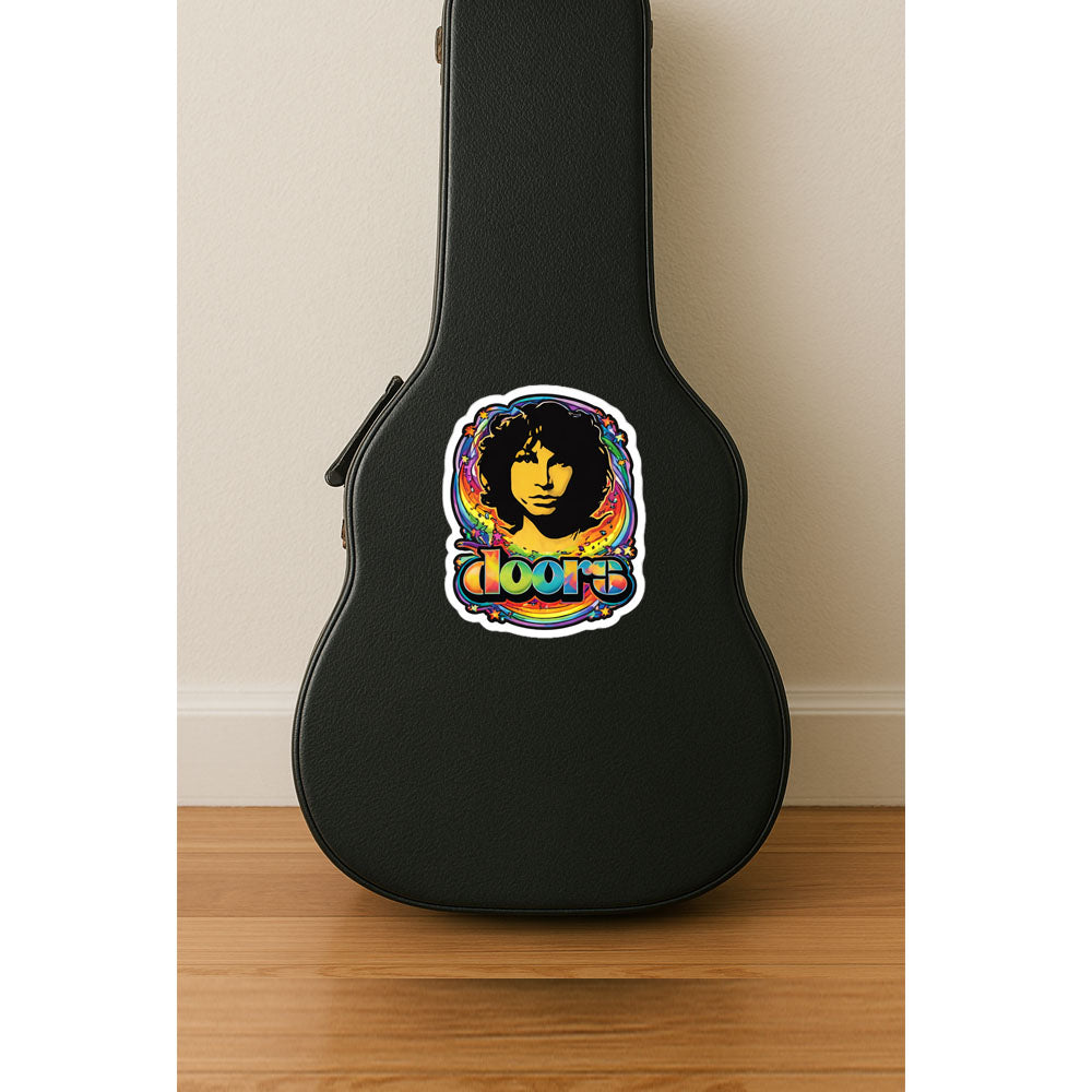 The Doors Band Sticker Logo Vinyl Car Decals Window Bumper Waterproof Stickers