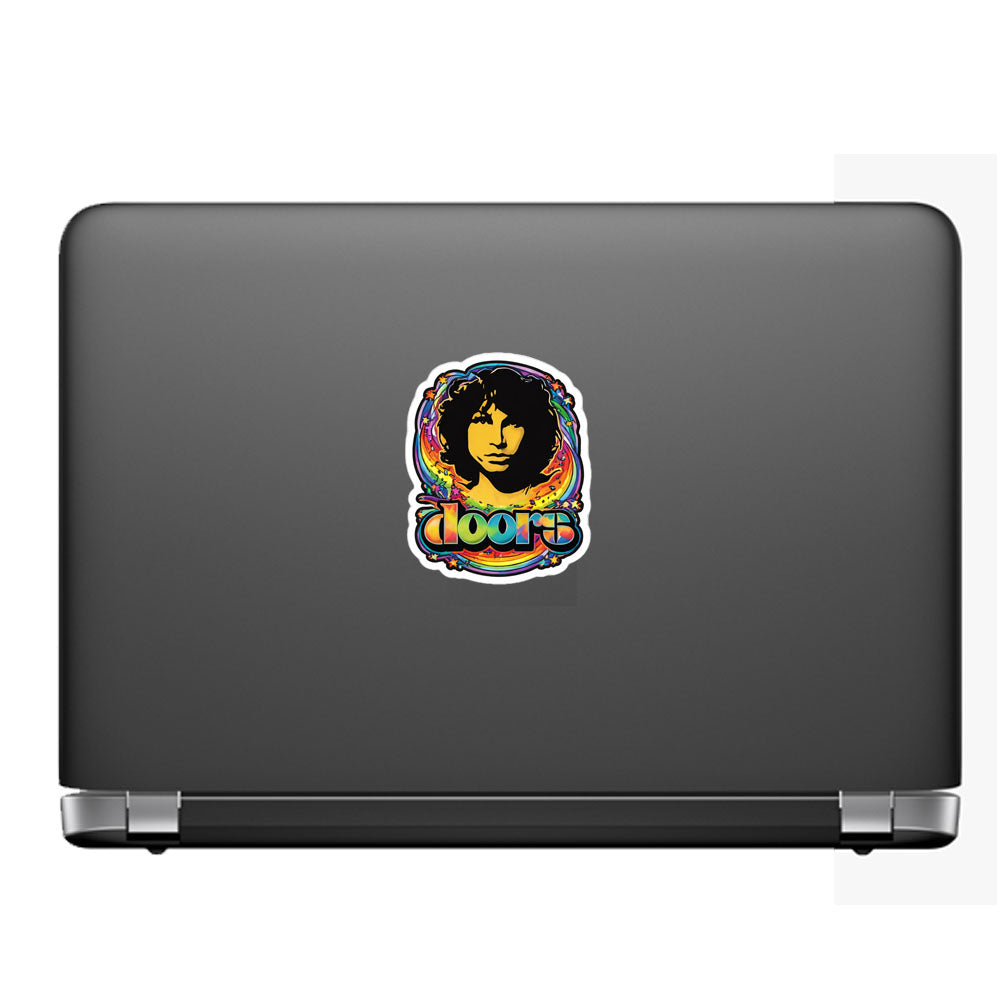 The Doors Band Sticker Logo Vinyl Car Decals Window Bumper Waterproof Stickers