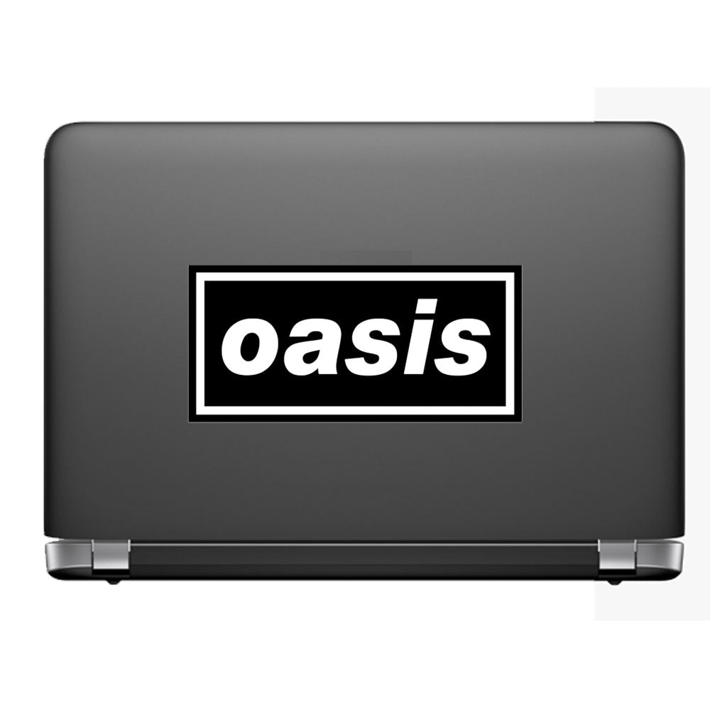 Oasis Logo Band Vinyl Sticker Decal for Car Window Bumper Waterproof Stickers