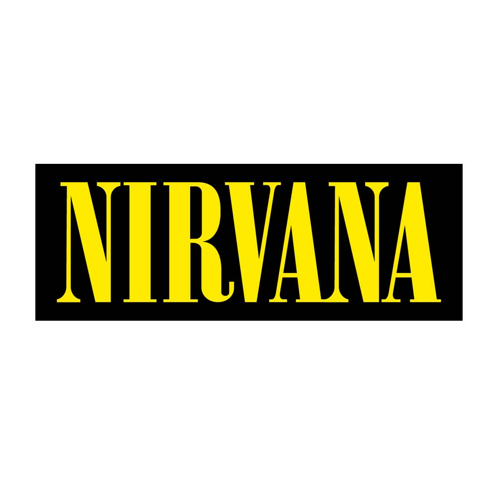 Nirvana Logo Band Vinyl Sticker Decal for Car Window Bumper Waterproof Stickers
