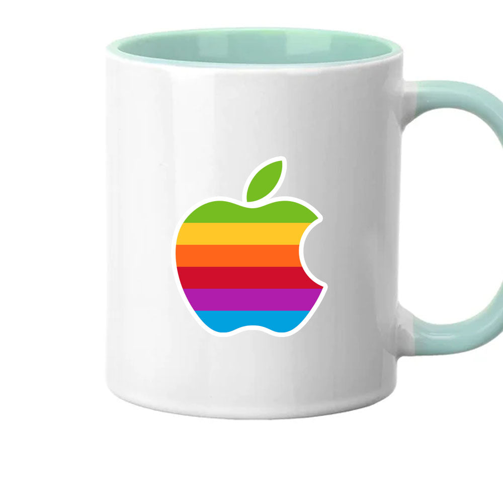 Apple Retro Logo Stickers Gaming - Macbook, Laptop, Decal, AppleMac (CC052)