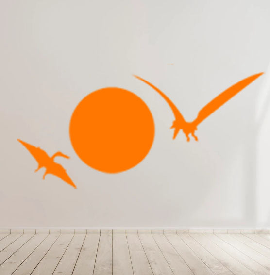 Dinosaur Monster Cave man Vinyl Decal Sticker for Home, wall, Kids room