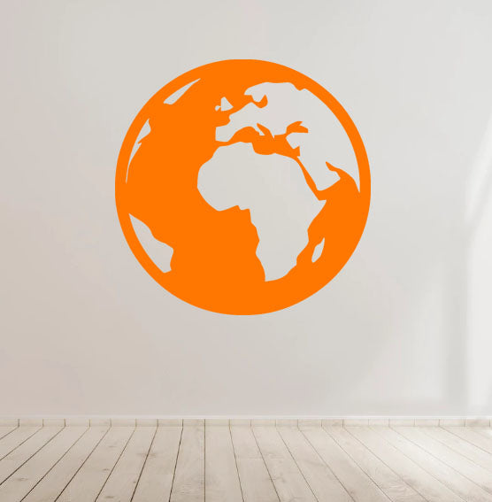 Earth Planet World Decal Sticker for Car laptop Window Bumper Wall Truck