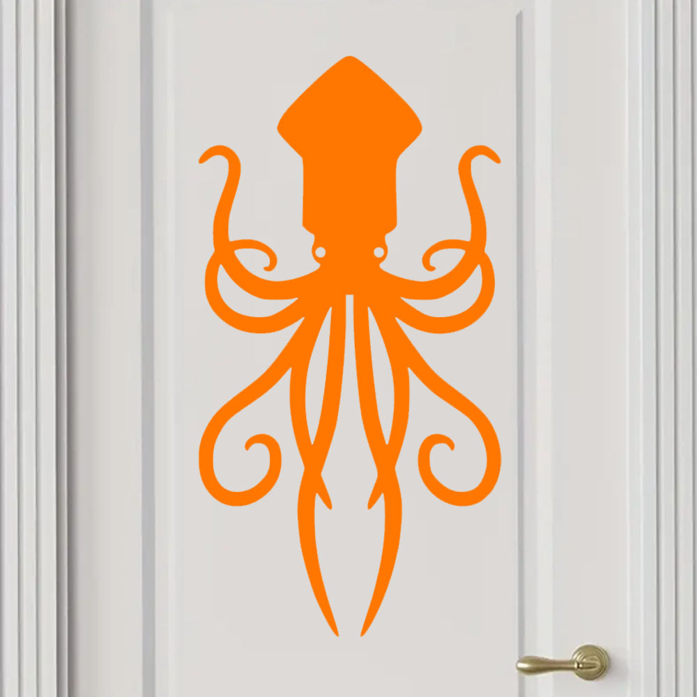 Squid Vinyl Decal Sticker for Home, wall, décor, bar, café