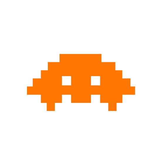 Space invaders gaming Retro Vinyl Decal Sticker Car laptop Window Wall Kids room