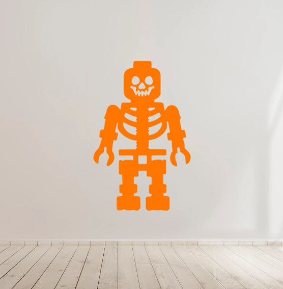 Lego Skeleton - Vinyl Decal Sticker for Home, wall, décor, bar, café, halloween
