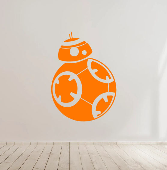 BB8 star wars Stickers Deca Robot Window Car Room Kids Waterproof UK