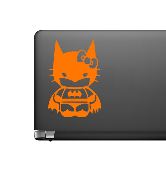 Batman Hello Kitty Vinyl Decal for Car laptop Window Bumper Wall Truck